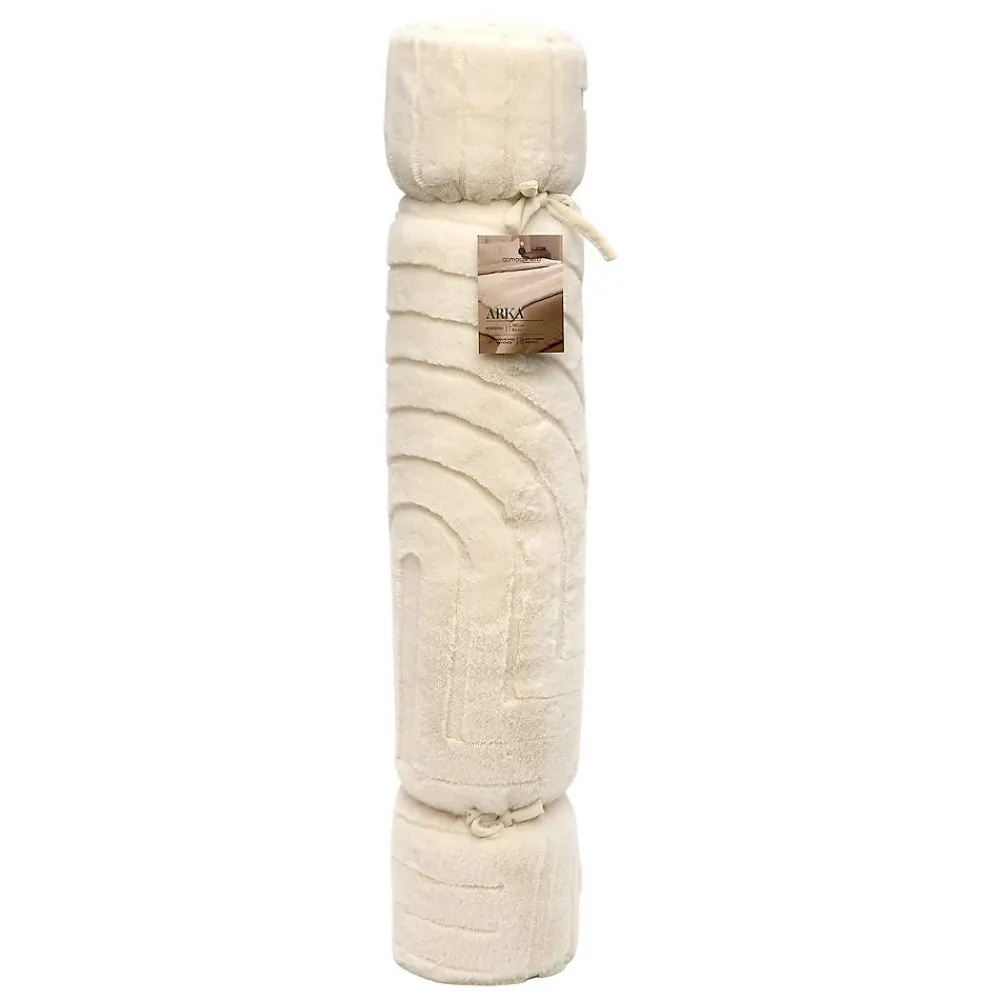 Atmosphera Créateur D'Intérieur Edredon Arka ivoire 180x80cm - Atmosphera* Boutis, Couvre-Lit, Édredon