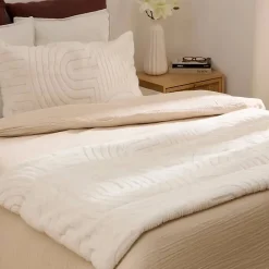 Atmosphera Créateur D'Intérieur Edredon Arka ivoire 180x80cm - Atmosphera* Boutis, Couvre-Lit, Édredon