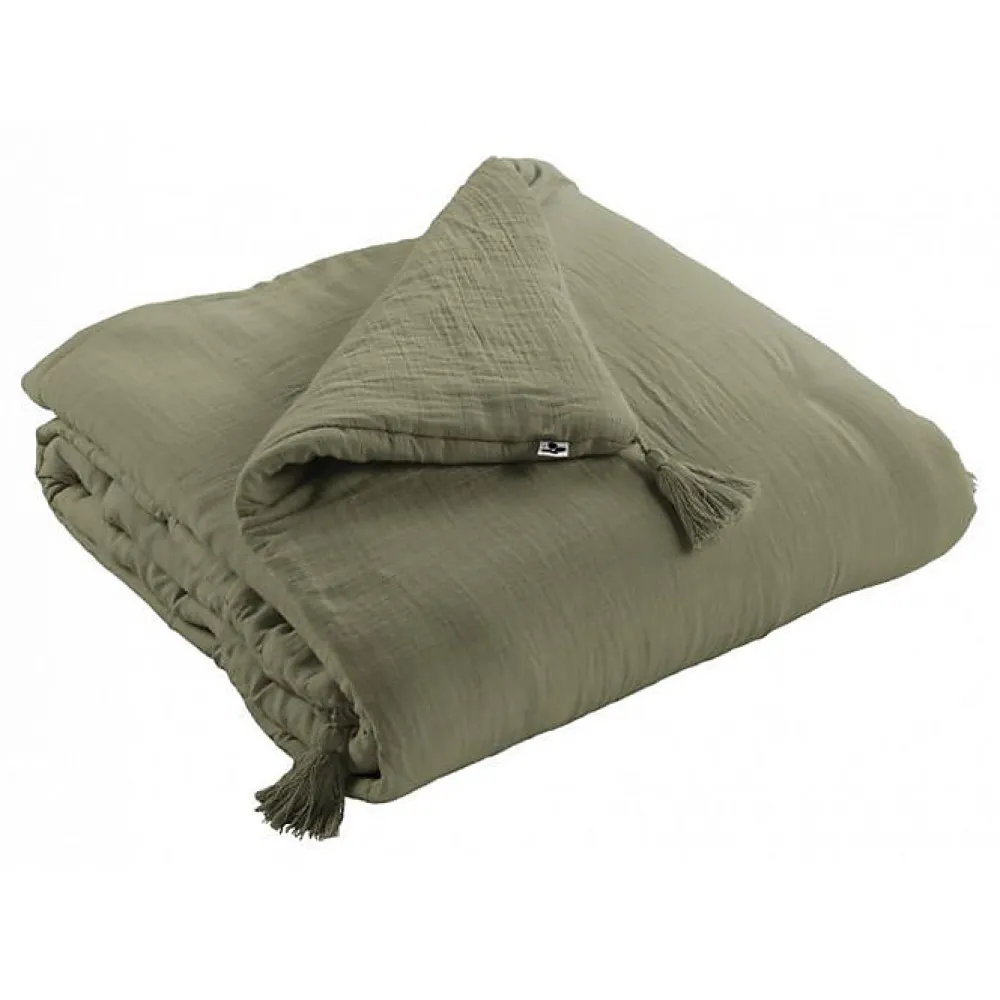Edredon Gaïa 150 x 150 cm Vert fonce>L'Effet Papillon Best