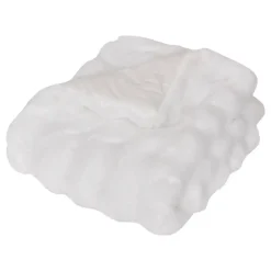 Atmosphera Créateur D'Intérieur Edredon Zephy blanc 180x80cm - Atmosphera* Boutis, Couvre-Lit, Édredon