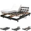 Ensemble 2 sommiers relaxation électrique FLEXPALACE 80x200 + 2 matelas mémoire de forme / Noir>Weber Industries Clearance
