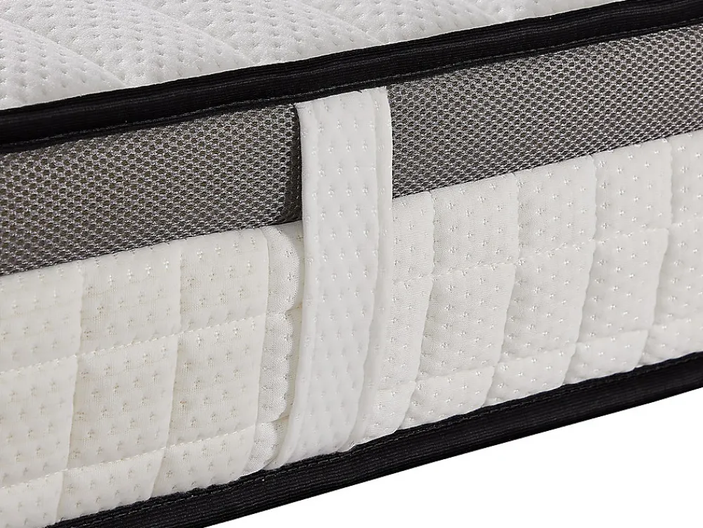 Ensemble 90 x 200 cm cadre à lattes + matelas mousse mémoire de forme ép.19cm - ORTHOMEMORY de YSMÉE>Vente-unique New