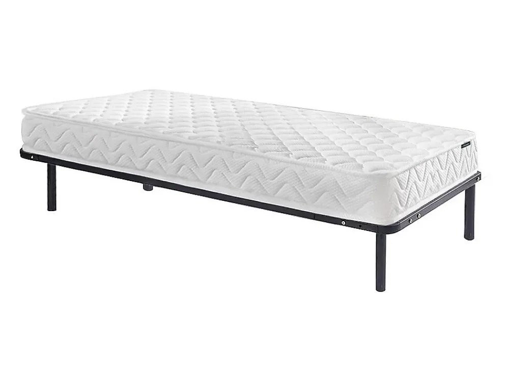 Vente-unique Ensemble 90 x 190 cm cadre à lattes + matelas mémoire de forme ép.15cm - PELOPS de YSMÉE* Ensemble Sommier Et Matelas