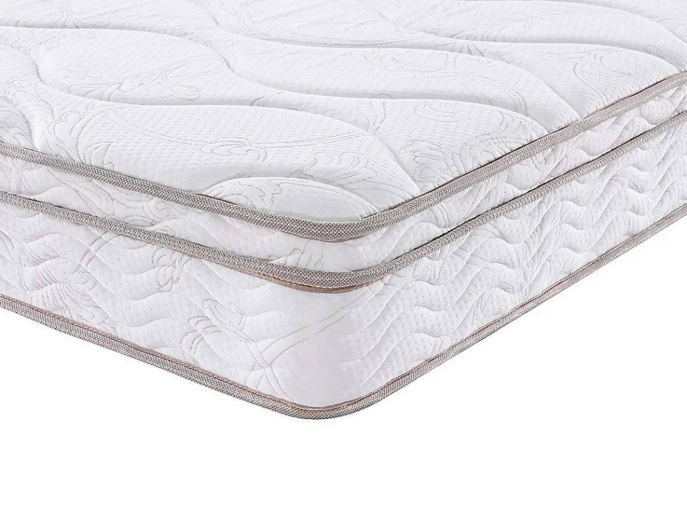 Vente-unique Ensemble 160 x 200 cm cadre à lattes + matelas ressorts 3 zones et mémoire de forme ép.20cm - WOLKENTANZ de YSMÉE* Ensemble Sommier Et Matelas