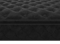 Vente-unique Ensemble 160 x 200 cm cadre à lattes + matelas ressorts ensachés surmatelas intégré ép.28cm - BLACK DREAM de YSMÉE* Ensemble Sommier Et Matelas