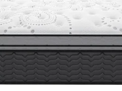 Vente-unique Ensemble 140 x 190 cm sommier + matelas hybride ressorts ensachés et surmatelas intégré ép.30cm - GAMIANI de YSMÉE* Ensemble Sommier Et Matelas