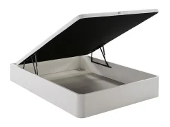 Vente-unique Ensemble 140 x 190 cm sommier coffre blanc + matelas ressorts ensachés et surmatelas intégré ép.29cm - CANTERBURY de YSMÉE* Ensemble Sommier Et Matelas