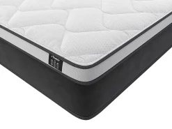Vente-unique Ensemble 180 x 200 cm sommier coffre blanc + matelas hybride ressorts ensachés et mémoire de forme ép.25cm - ASTRIA Art Collection* Ensemble Sommier Et Matelas