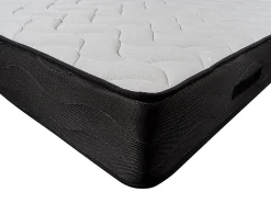 Ensemble 160 x 200 cm sommier coffre blanc + matelas ressorts ensachés 7 zones et mémoire de forme ép.24cm - MERISI de YSMÉE><noscript><img width=