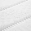 Vente-unique Ensemble 180 x 200 cm sommier coffre blanc + matelas hybride ressorts ensachés 7 zones et mousse haute résilience ép.26cm - AUDACE* Ensemble Sommier Et Matelas