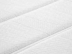 Vente-unique Ensemble 180 x 200 cm sommier coffre blanc + matelas hybride ressorts ensachés 7 zones et mousse haute résilience ép.26cm - AUDACE* Ensemble Sommier Et Matelas