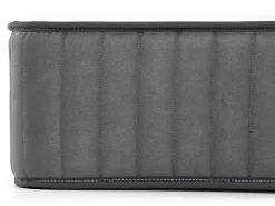 Vente-unique Ensemble 180 x 200 cm sommier coffre blanc + matelas hybride ressorts ensachés 7 zones et mousse haute résilience ép.26cm - AUDACE* Ensemble Sommier Et Matelas