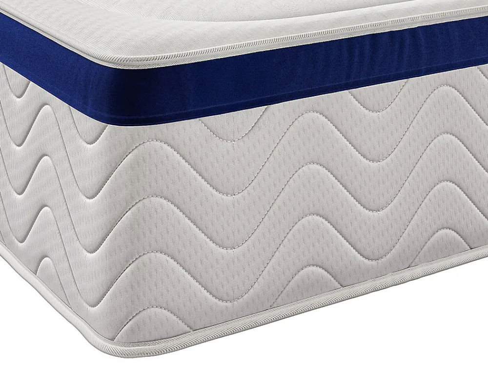 Ensemble 180 x 200 cm sommier coffre naturel clair + matelas hybride ressorts ensachés ép.30cm - MARQUIS de PALACIO>Vente-unique New