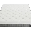 Vente-unique Ensemble 140 x 190 cm sommier coffre blanc + matelas ressorts ensachés et accueil mémoire de forme ép.21cm - VITOGO de YSMÉE* Ensemble Sommier Et Matelas