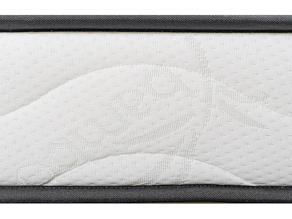 Ensemble 90 x 190 cm sommier coffre naturel clair + matelas mousse et coutil bambou ép.15cm - KANANI de NATUREA>Vente-unique Discount
