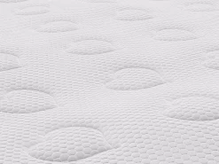 Vente-unique Ensemble 140 x 190 cm sommier coffre naturel clair + matelas ressorts ensachés surmatelas intégré ép.28cm - AMERICAN DREAM de* Ensemble Sommier Et Matelas