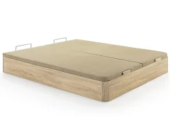 Ensemble 180 x 200 cm sommier coffre naturel clair + matelas mousse ép.30cm - SOLAK de YSMÉE><noscript><img width=