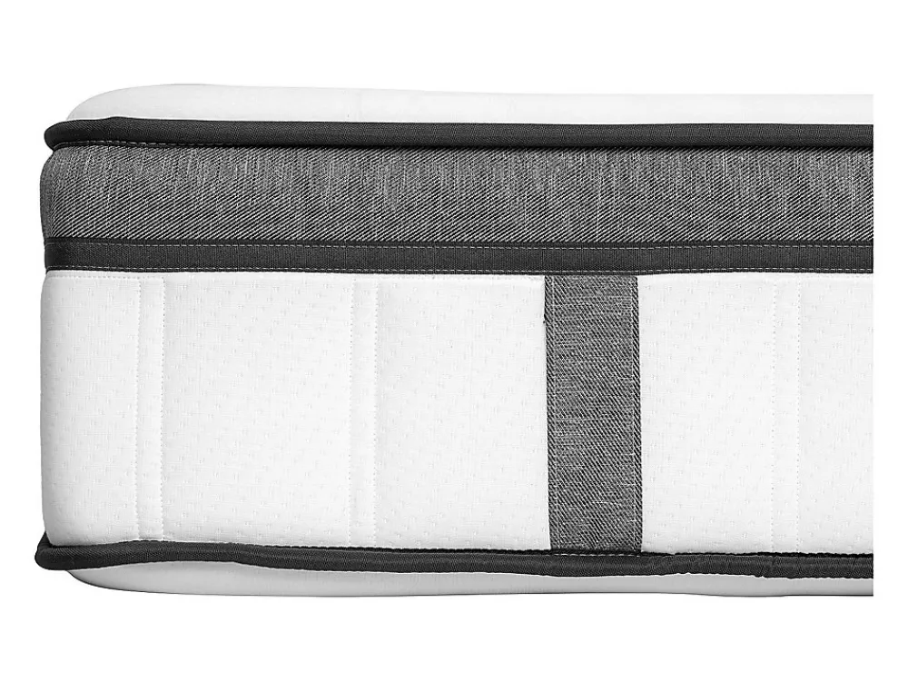 Ensemble 180 x 200 cm sommier tapissier + matelas hybride ressorts ensachés 7 zones et mémoire de forme ép.30cm - OLIANE de YSMÉE>Vente-unique Online