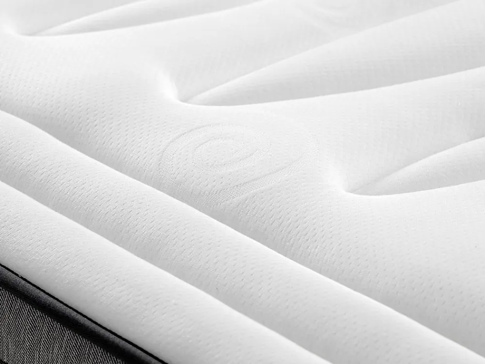 Ensemble 180 x 200 cm sommier tapissier + matelas hybride ressorts ensachés 7 zones et mémoire de forme ép.30cm - OLIANE de YSMÉE>Vente-unique Online