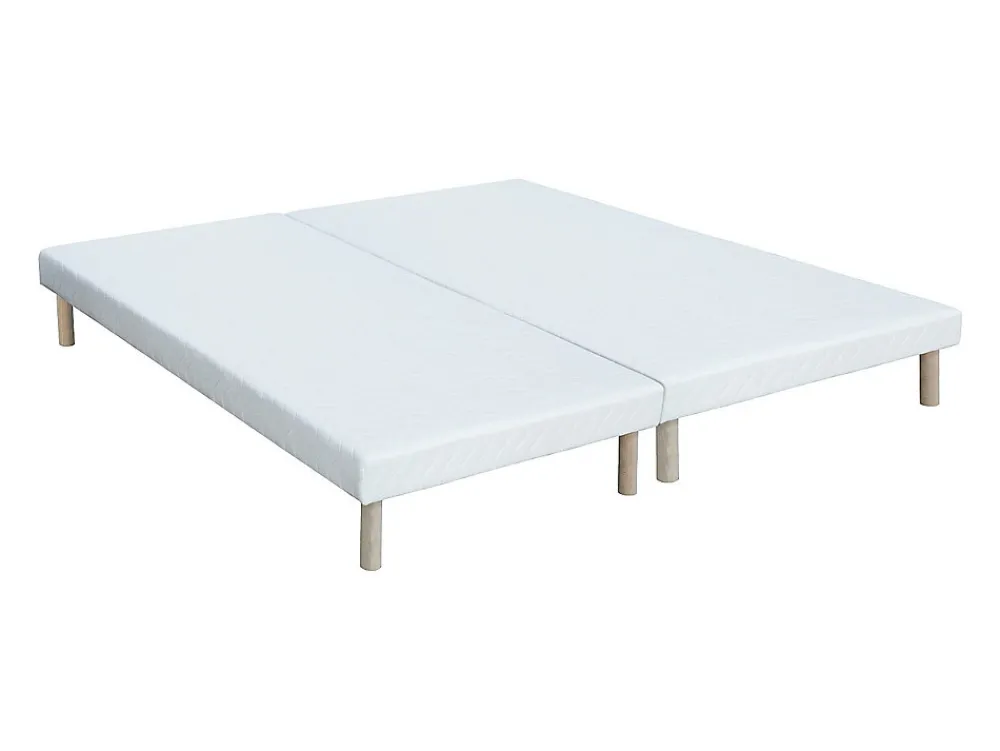 Ensemble 180 x 200 cm sommier tapissier + matelas hybride ressorts ensachés 7 zones et mémoire de forme ép.30cm - OLIANE de YSMÉE>Vente-unique Online