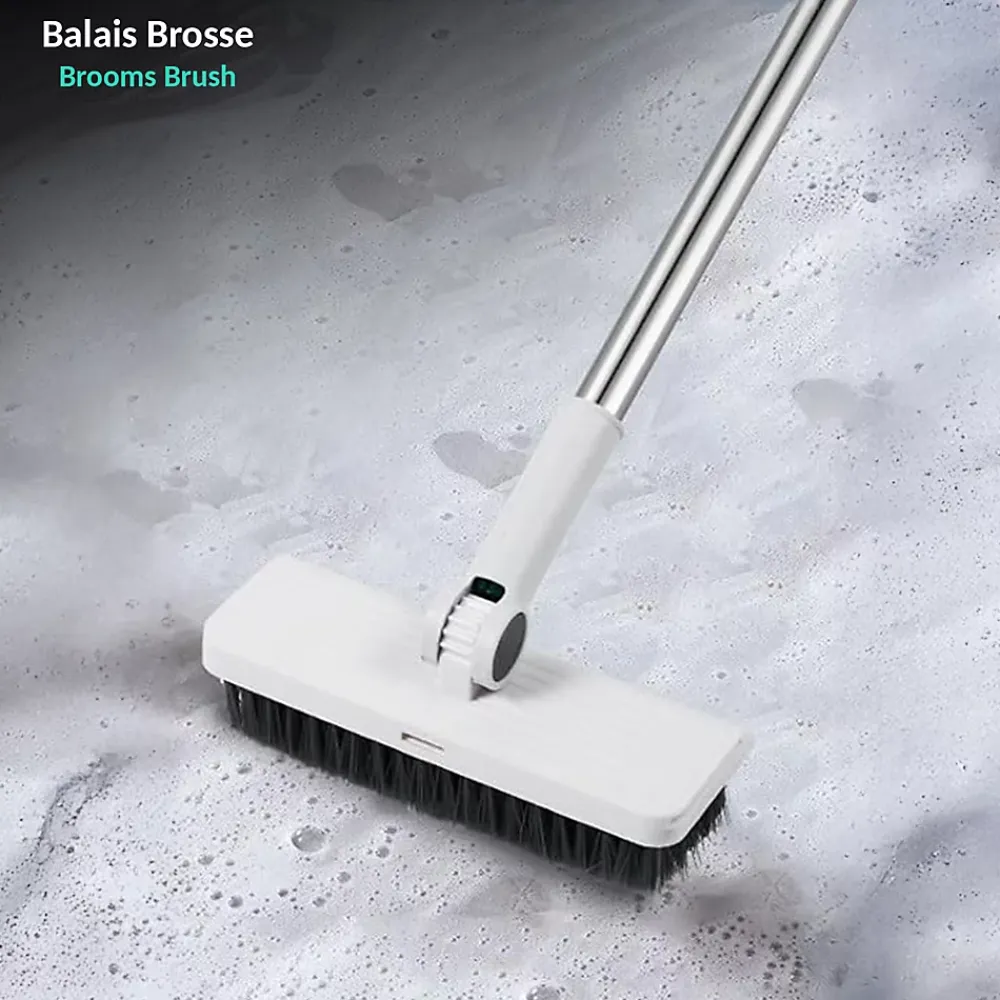 Fishtec Ensemble balai 3 en 1 Pivotant 180 pelle peigne Intégré* Balai Et Tête De Balai