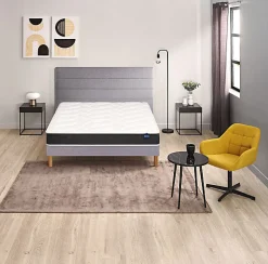 Bultex Ensemble ESSENTIAL + Sommier POWER + pieds 80x190 Mousse* Ensemble Sommier Et Matelas