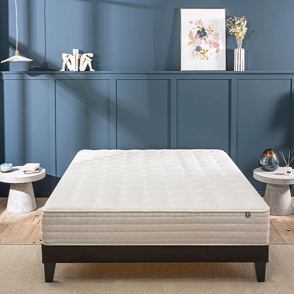 Bellecour Ensemble Châtelet 180x200 cm Matelas Mousse + Sommier Bois* Ensemble Sommier Et Matelas