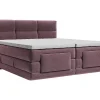 Ensemble complet boxspring tête de lit capitonnée + sommiers relaxation électrique + matelas + surmatelas - 2 x 90 x 200 cm ->Vente-unique New