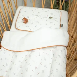 Sevira Kids Ensemble coussin et couverture pour berceau et couffin Melody* Couette