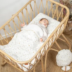 Ensemble coussin et couverture pour berceau et couffin Sidonia>Sevira Kids Sale