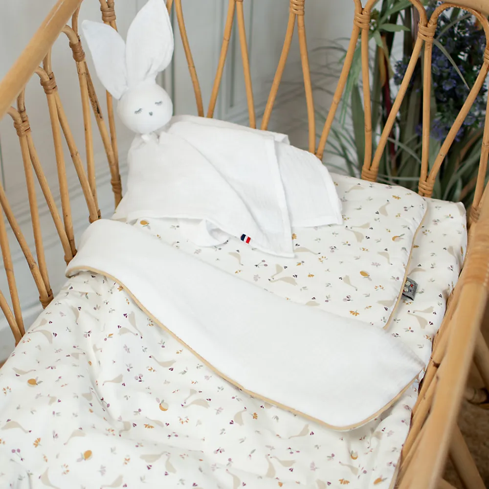 Ensemble coussin et couverture pour berceau et couffin Sidonia>Sevira Kids Sale
