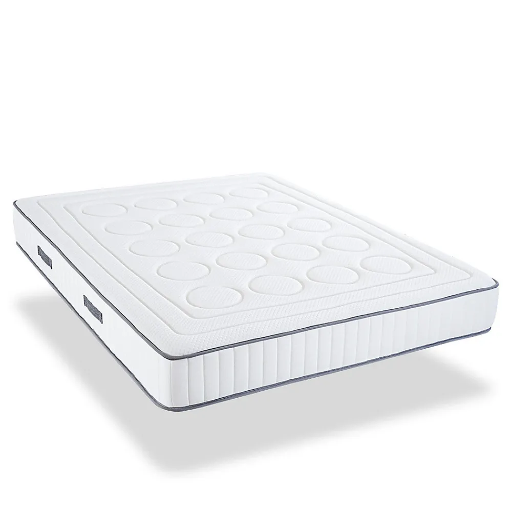 Ensemble Cristal 90x200 cm Matelas Mousse + Sommier Métal>Olympe Literie Online