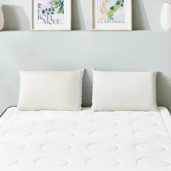 Ensemble Cristal 90x200 cm Matelas Mousse + Sommier Métal><noscript><img width=