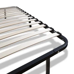 Ensemble Cristal 90x200 cm Matelas Mousse + Sommier Métal><noscript><img width=