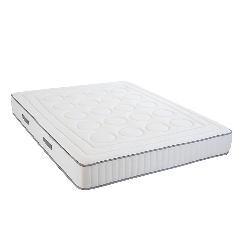 Ensemble Cristal 140x200 cm Matelas Mousse + Sommier Bois>Olympe Literie Online