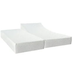 Bellecour Ensemble Duo Matelas Mousse Accueil Mémoire de forme + Sommiers électriques SuperFlex 12x80x200 cm* Ensemble Sommier Et Matelas