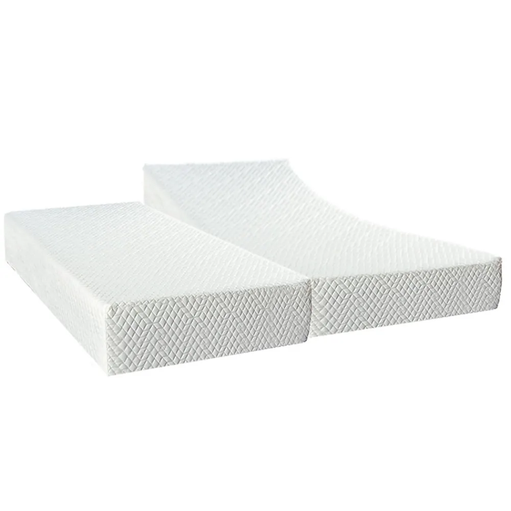 Bellecour Ensemble Duo Matelas Mousse Accueil Mémoire de forme + Sommiers électriques SuperFlex 12x80x200 cm* Ensemble Sommier Et Matelas
