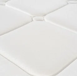 Ensemble L'INOUBLIABLE + Sommier Confort Medium + Pieds 90x200 Gris souris Ressorts><noscript><img width=