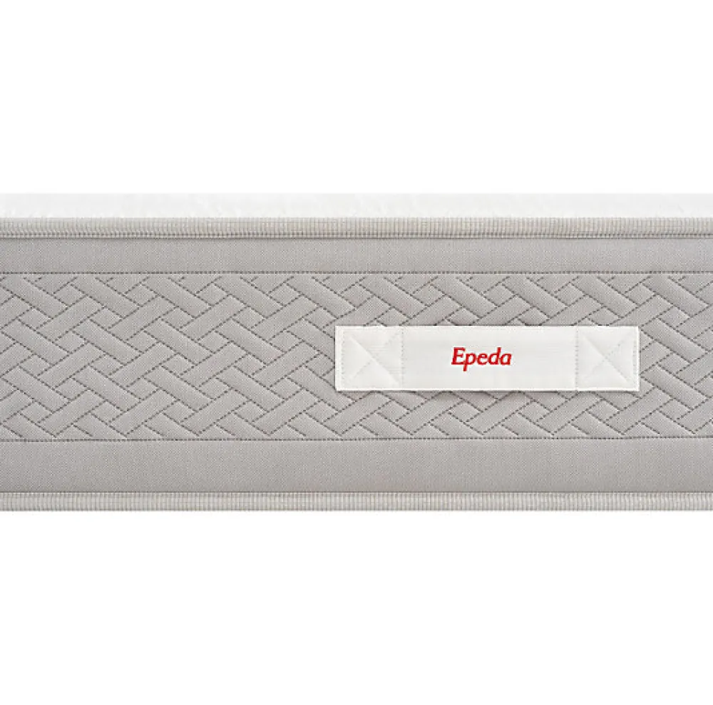 Ensemble L'INOUBLIABLE + Sommier Confort Medium + Pieds 90x200 Gris souris Ressorts>Epeda Outlet