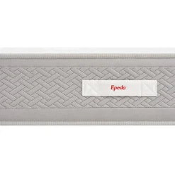 Epeda Ensemble L'INOUBLIABLE + Sommier Confort Medium + Pieds 140x190 Gris souris Ressorts* Ensemble Sommier Et Matelas