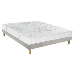 Ensemble MORPHOZONE 210 + Sommier Tradition Graphic 13cm + Pieds 150x190 Latex><noscript><img width=