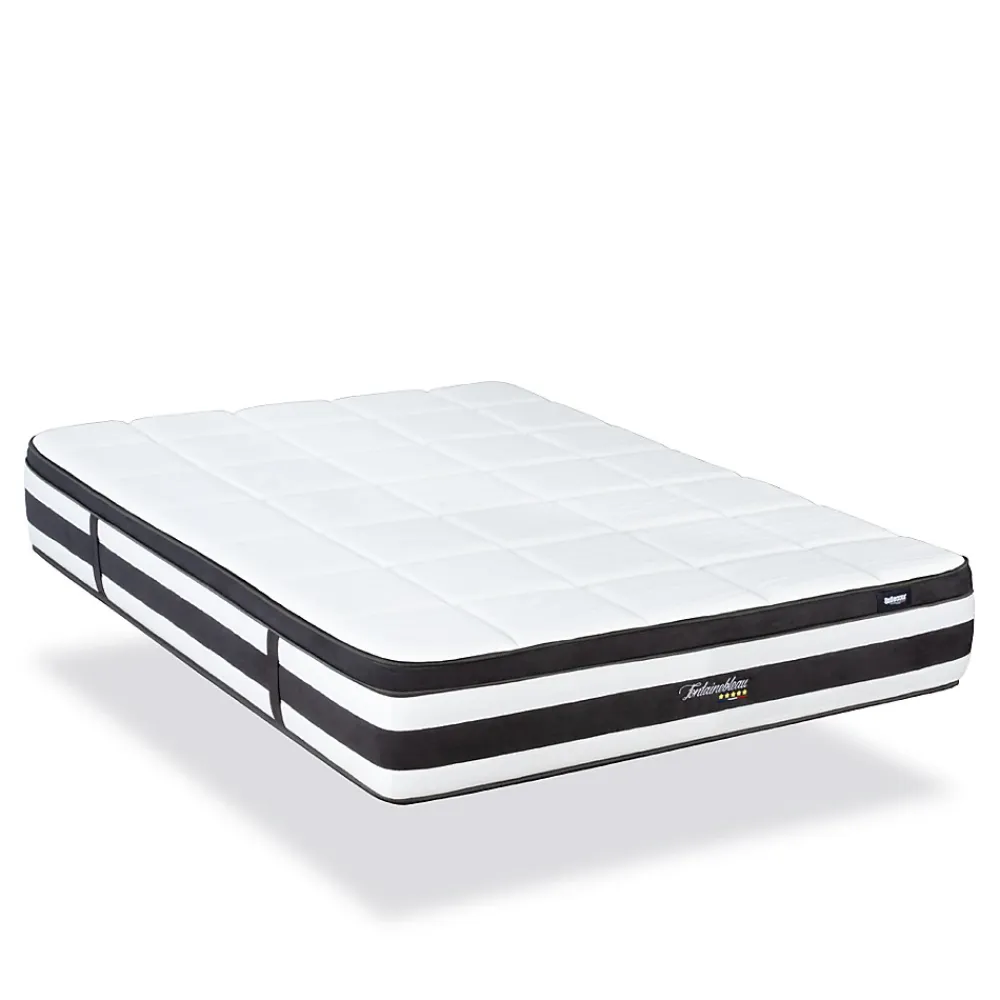 Bellecour Ensemble Fontainebleau 140x200 cm Matelas Ressorts ensachés + Sommier Bois* Ensemble Sommier Et Matelas