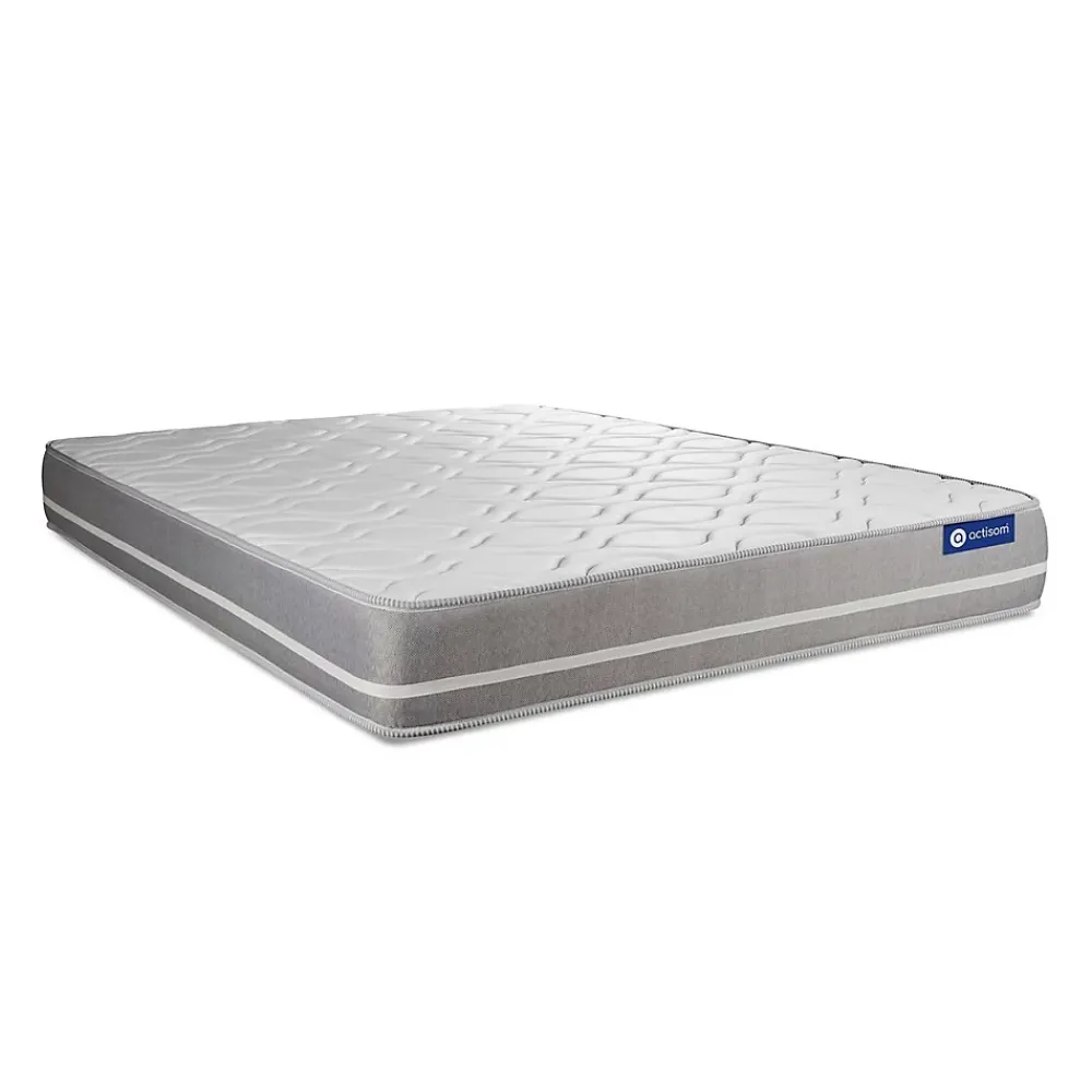 Actisom Ensemble Latex et mémoire de forme de confort Equilibré avec sommier kit* Ensemble Sommier Et Matelas