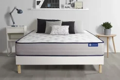 Actisom Ensemble Latex et mémoire de forme de confort Ferme avec sommier kit* Ensemble Sommier Et Matelas