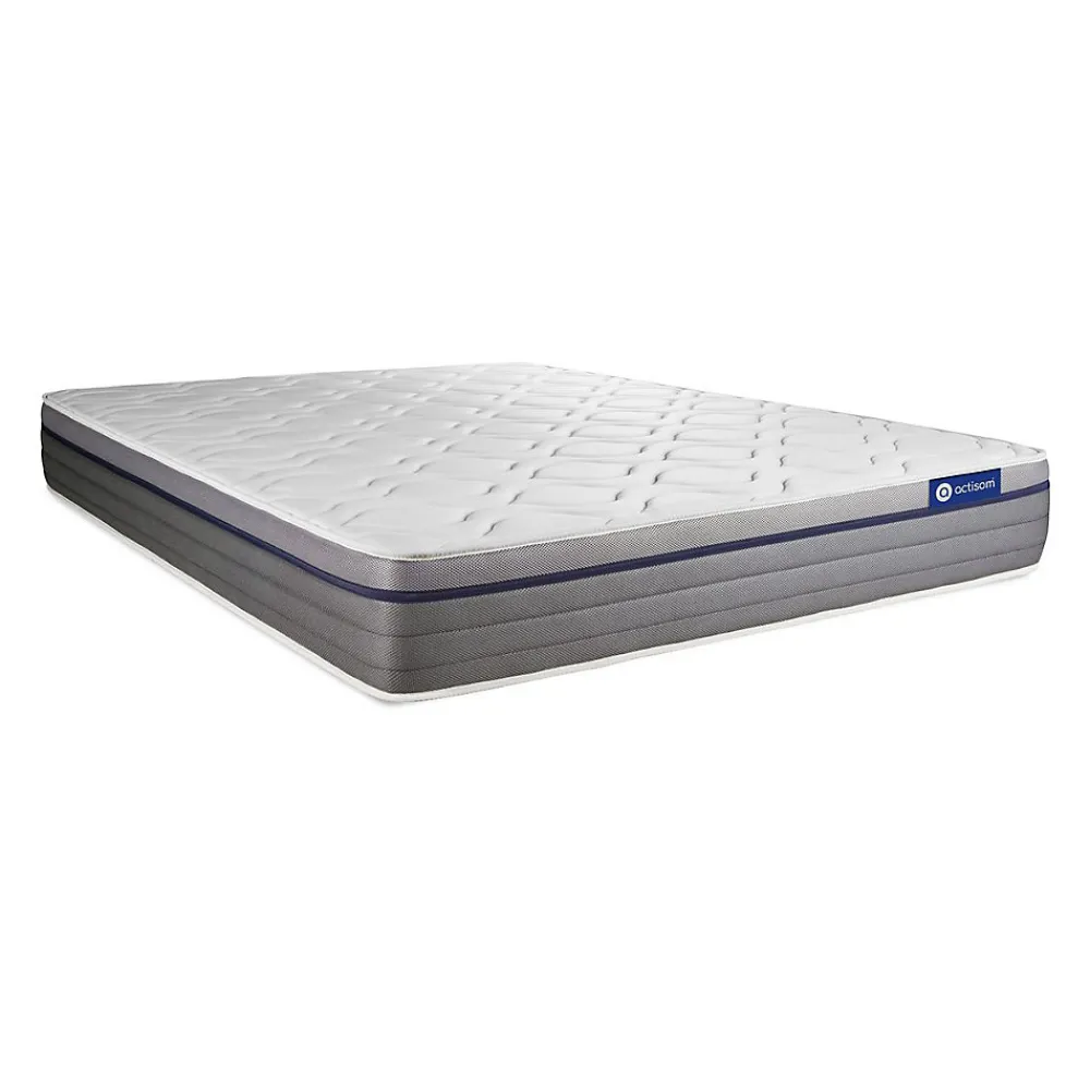 Actisom Ensemble Latex et mémoire de forme de confort Equilibré avec sommier kit* Ensemble Sommier Et Matelas