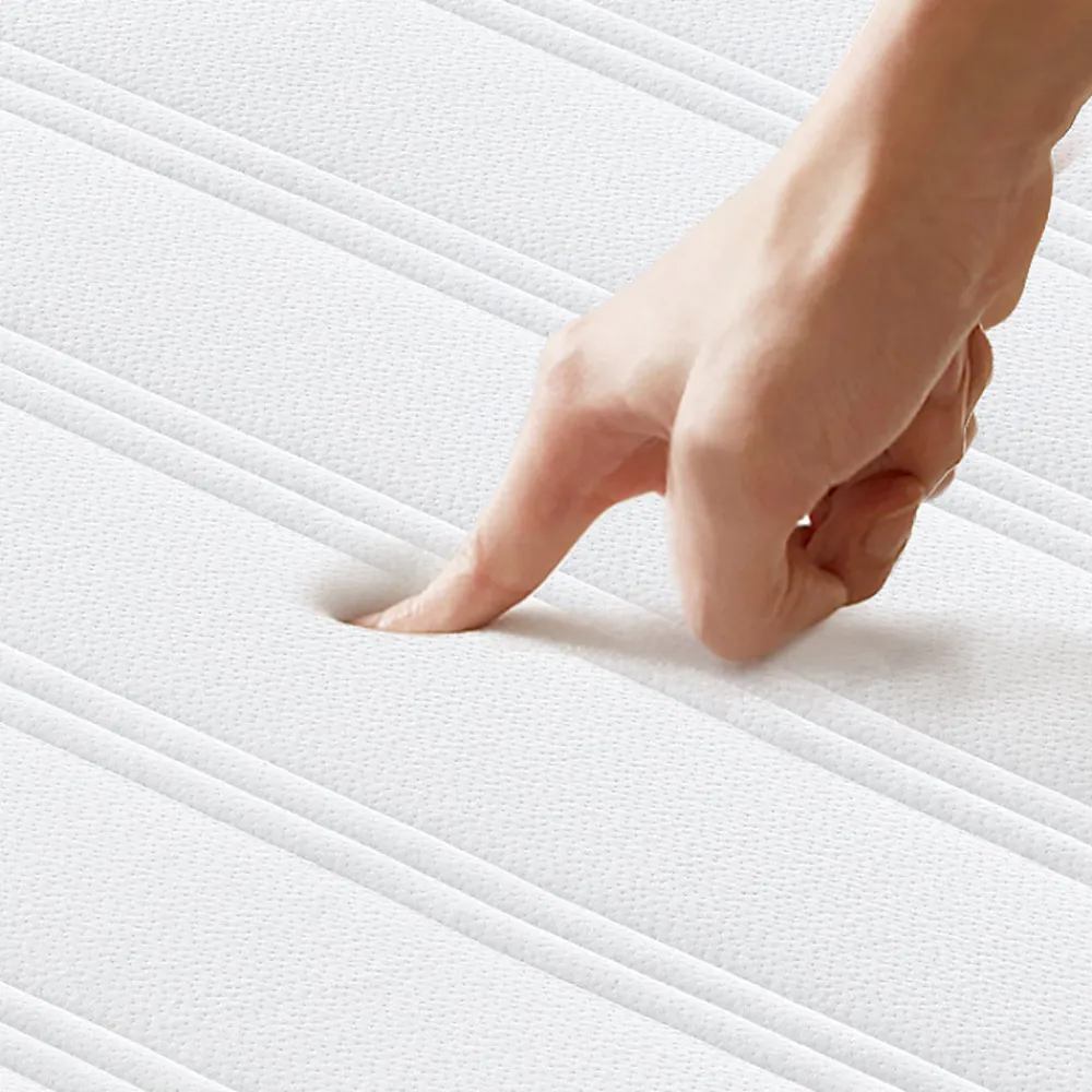 Ensemble Matelas à ressorts +Sommier à Lattes sur Pieds, 140x190cm, Epaisseur du Matelas 22cm>Teeno