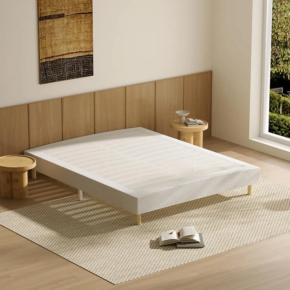 Ensemble Matelas en Mousse 160x200 cm+Sommier tapissier volige,9 Pieds Inclus,ensemble matelas et sommier>Teeno Sale