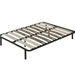 Ensemble Matelas en mousse + Sommier avec lattes larges 140x190cm, Epaisseur du Matelas 22cm>Teeno Discount
