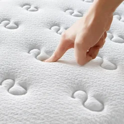 Ensemble Matelas en mousse + Sommier avec lattes larges 140x190cm, Epaisseur du Matelas 22cm><noscript><img width=