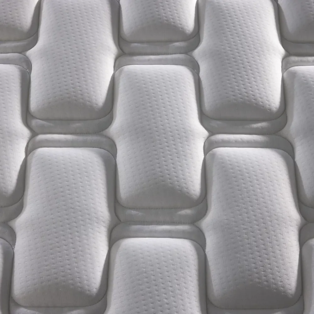 Idliterie Ensemble matelas mémoire forme sommier blanc 90x190* Ensemble Sommier Et Matelas